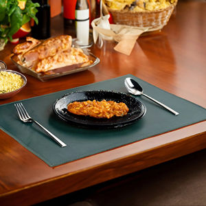 เสื่อหนังแท้แบบคลาสสิกแฮนด์เมดสำหรับร้านอาหารโต๊ะรับประทานอาหารกันกลิ่นทนทานทนทานต่อ LPM-0028 - Product Image 1