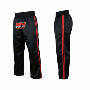 Pantalon d'arts martiaux en toile légère MMA unisexe pour enfants et adultes – Durable, respirant, décontracté, idéal pour l'entraînement de kickboxing - Product Image 5