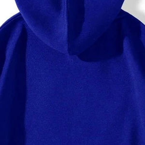 Sweat à capuche zippé surdimensionné 100% coton pour hommes, avec logo personnalisé, imprimé tête de mort en strass, sweat à capuche d'hiver épais teint en plaine - Product Image 6