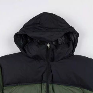 Wholesale Custom Logo <b>Men's</b> Winter Down <b>Jacket</b> High Street Style Fitness <b>Bomber</b> Puffer <b>Jacket</b> Canvas Fabric High Quality - Product Image 3
