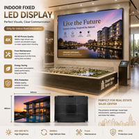Écran LED d'intérieur TOPvision 8K HDR couleur pleine, à pas de pixel fin, mur vidéo haute définition pour installation fixe en salle de conférence