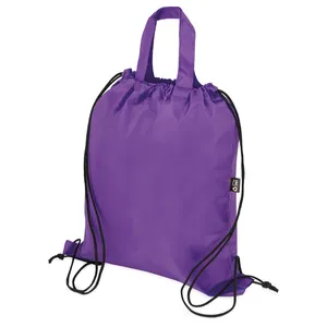 Zaini sportivi con coulisse in RPET Plazz: Borsa promozionale sostenibile per gadget - Product Image 2