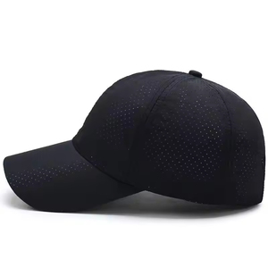 Gorra de béisbol de malla completa transpirable Unisex con logotipo personalizado, gorra para correr de secado rápido, gorra de refrigeración ligera para deportes acuáticos - Product Image 3