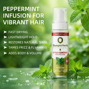 Espuma Capilar de Secado Rápido con Aceite de Oliva y Menta para Control de Estilo, Definición de Rizos, Manejo y Control del Frizz - Product Image 6