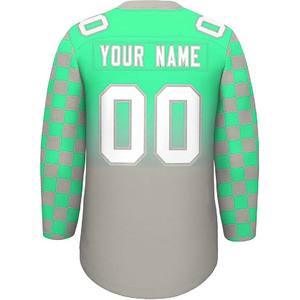 El último producto sublimación camiseta de hockey sobre hielo Impresión de secado rápido OEM deportes camiseta de hockey sobre hielo - Product Image 2