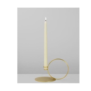 Candelabros metálicos geométricos contemporáneos, perfectos para la decoración moderna del hogar, iluminación ambiental de mesa y exhibición. - Product Image 4