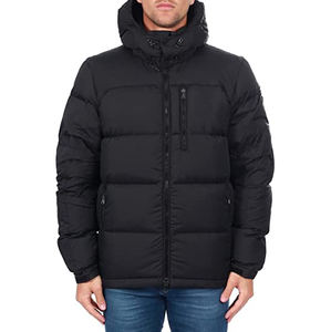 Chaqueta acolchada impresa OEM personalizada al por mayor para hombre, chaqueta de invierno con logotipo personalizado para hombre con bolsillo, chaqueta acolchada de burbujas para hombre - Product Image 4