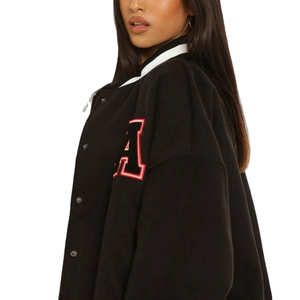 High Quality Hot Sale New Style <b>Short</b> Size Women's Varsity <b>Jackets</b> Zip up Outwear Varsity Leather Breathable Women <b>Jackets</b> - Product Image 2