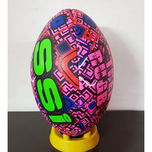 Venta al por mayor Mini alta calidad Super Grip pelota de rugby al aire libre de goma con logotipo personalizado e impresión - Product Image 3