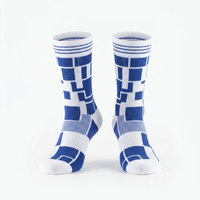 Chaussettes de cyclisme d'hiver pour hommes, légères, écologiques, en spandex/polyester, respirantes, extensibles, équipement de cyclisme personnalisé