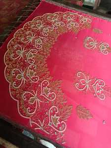 Conjunto de 3 piezas de boda tejido jacquard ecológico de diseño, conjunto de novia somalí con tela de primera calidad - Product Image 4