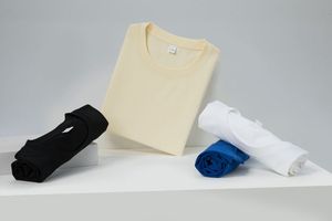 <b>Spring</b> hot <b>sale</b> loose solid colour big size T shirt can be customized logo Latest T-shirt T-shirt for men - Product Image 4