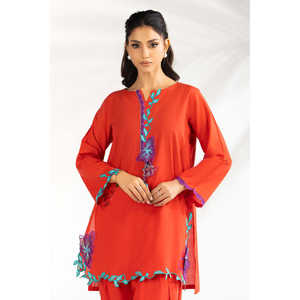 Ensemble coordonné décontracté pour femme IPST-77101, col carré, tissu crêpe, manches trois-quarts, taille XS, pour le printemps/été - Product Image 5