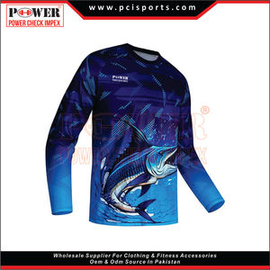 Ensembles de vêtements de pêche imperméables par sublimation, couleur unie, manches longues, séchage rapide pour hommes - Product Image 3