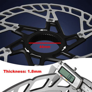 BUCKLOS RT-MT860/760 Rotors de frein à <span class=keywords><strong>disque</strong></span> <span class=keywords><strong>Centerlock</strong></span> 160mm anneau de verrouillage Rotor de <span class=keywords><strong>disque</strong></span> de frein 2/1 pièces VTT route vélo Rotors flottants - Product Image 4