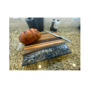 Tabla de cortar de madera y resina Suministros de cocina Tabla de cortar de madera y resina epoxi Fabricación Precio más bajo - Product Image 1