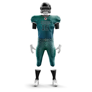 ชุดเครื่องแบบฟุตบอลอเมริกันไซส์ใหญ่ชุดฝึกซ้อมระบายอากาศได้แขนสั้นผลิตจากปากีสถาน - Product Image 2