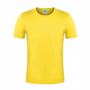 Vente en gros T-shirt blanc en polyester 100% à séchage rapide bon marché pour hommes T-shirt personnalisé avec logo imprimé et logo pour hommes - Product Image 5
