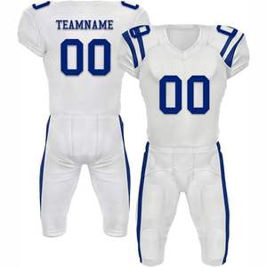 เสื้อฟุตบอลอเมริกันคุณภาพพรีเมียมทั้งตัว ระบายอากาศได้ดี แขนสั้น ไซส์ใหญ่ แห้งเร็ว ป้องกันรังสียูวี ขายดี ลายพิมพ์แบบซับลิเมชั่น - Product Image 4