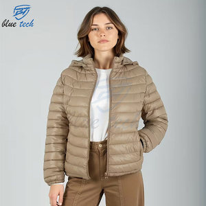 Chaqueta Acolchada de Invierno para Mujer, Tejida, de Alta Calidad, Impermeable, Cortavientos, Cálida, Informal, de Moda, Servicio OEM - Product Image 1