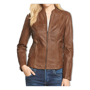 Vestes en cuir personnalisables pour femmes, prix d'usine direct pour les distributeurs à grand volume - Product Image 1