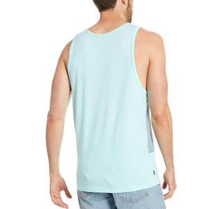 Camiseta sin mangas de malla transpirable de verano con logotipo personalizado al por mayor para hombres, diseño OEM, ropa deportiva informal, opción de talla grande, tejido de punto - Product Image 3