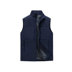 Grande taille Softshell refroidissement gilet vestes pour hommes Golf gilets gilets décontracté été en gros personnalisé corps chaud imperméable tissé - Product Image 1