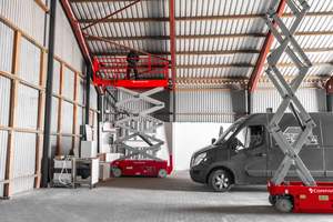 Plataforma elevadora eléctrica tipo tijera "SlimLine" - hasta 16 m de altura - Product Image 4