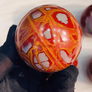 Noreena Natural Quartz Crystal Sphere Round Pattern Feng Shui Style for Healing Meditation and Home Decor Bulk Supply - Product Image 2