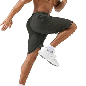 Pantalones Cortos Casuales para Hombre con Cintura Elástica, Transpirables, Antiarrugas, con Encaje, Color Personalizado, Spandex/Algodón - Product Image 5