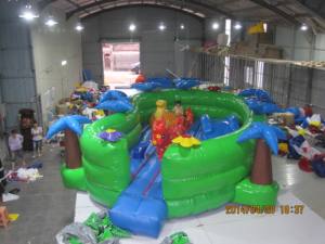 Castillo Inflable Interactivo para Niños, Tortuga Inflable, Tierra de Juegos - Product Image 1