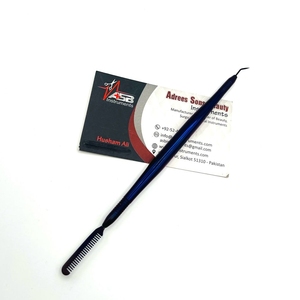 Outil de levage de cils en acier inoxydable violet réutilisable avec logo personnalisé Peignes de levage de cils durables avec logo personnalisé - Product Image 3