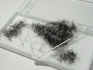 NQ tối màu đen cao cấp <span class=keywords><strong>Mink</strong></span> lông mi mở rộng handmade Vegan Mega khối lượng lông mi với thuận tiện tái sử dụng Applicator - Product Image 6