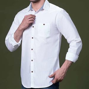 Chemises en coton respirant pour hommes, chemises décontractées à manches longues, chemises brodées de fleurs 3D - Product Image 1