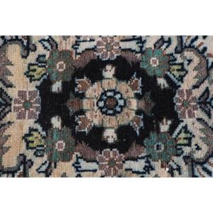 Alfombra Turca Vintage, Alfombra Decorativa de 3.3x6.3 pies (100x191 cm), Alfombra de Lana con Borde Azul - Product Image 5