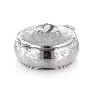 Nouvelle marmite en acier inoxydable moderne de qualité supérieure, plat à gratin fait à la main, forme luxueuse, pour la table, chauffe-plats de cuisine, compatible lave-vaisselle - Product Image 1