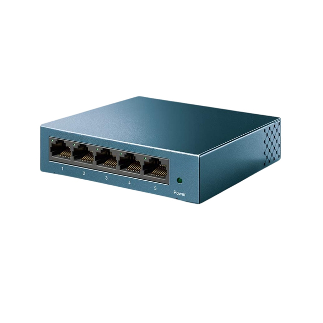 TP-Link LS105G 5-Port 10/100/1000Mbps Gigabit Switch with 802.1p/DSCP QoS | Plug & Play IT Networking Splitter