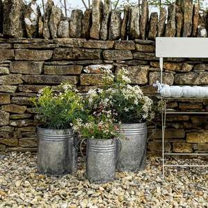 Maceta galvanizada de diseño clásico para los amantes de los jardines tradicionales que buscan contenedores decorativos elegantes pero duraderos - Product Image 5