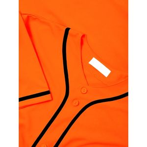 Camiseta de equipo atlético para adultos de secado rápido de poliéster 100% personalizada camiseta de entrenamiento de béisbol y softbol transpirable antibacteriano Anti-UV - Product Image 5