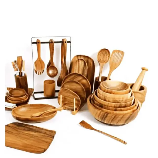 SPOONS FOR COOKING - WOODEN KITCHEN UTENSILS AT CHEAP PRICE FROM VIETNAM