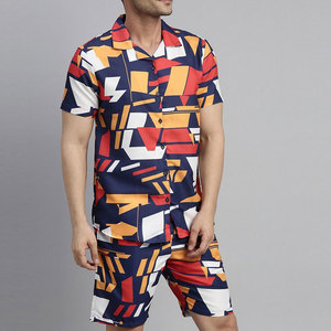 Fresh Piece 300GSM Trendy Outfit Conjunto de camiseta y pantalones cortos para hombre Producto más exigente Conjunto de camiseta y pantalones cortos ligeros para hombre - Product Image 5