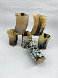 Vaso de Cuerno de Búfalo Clásico Hecho a Mano, Ecológico y Personalizado, de Alta Calidad, Semi-Quemado, Artesanía, Superventas - Product Image 3