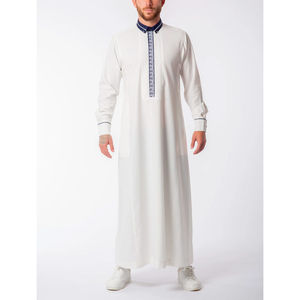 Nouveau produit Thobe Jubba personnalisé pour hommes Nouveau Jubba à manches longues à la mode pour hommes au prix de gros OEM ODM entretenu - Product Image 1