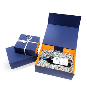 Luxury Custom Logo Magnetic Collapsible Packaging <b>Gift</b> Box Factory Wholesale <b>Flat</b> Foldable Rigid Paper Wine Clothes <b>Boxes</b> - Product Image 4