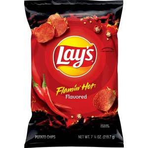 Acheter des chips de pommes de terre Lays Flamin' à saveur chaude, 7.75 oz. Sac - Product Image 1