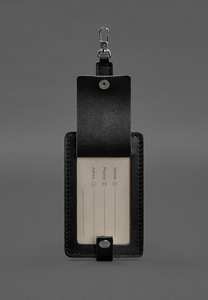 Genuine Leather <b>Luggage</b> Tags with Business Card ID Tags Customized Color & Logo High Quality Travel <b>Accessories</b> LLT-0002 - Product Image 2