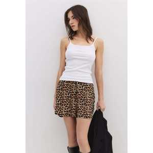 Chemise en coton décontractée à col rond avec logo sur le devant, design à fines bretelles et manches longues - Product Image 1