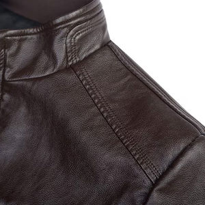 2025 meilleurs produits de vente manches longues hommes veste en cuir haute qualité Style hommes veste en cuir à vendre veste pour hommes - Product Image 3