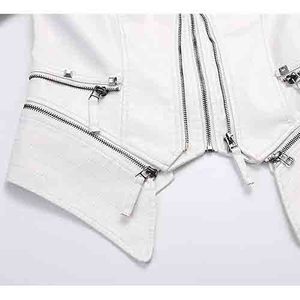 Vêtements en cuir pour femmes, mode streetwear, veste pour femmes, vestes grandes tailles, vêtements pour femmes - Product Image 2