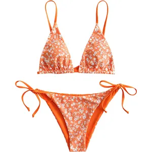 Bán Buôn Đồ Bơi OEM Chuyên Nghiệp Trực Tiếp Thân Thiện Với Môi Trường Đồ Bơi Bikini Theo Yêu Cầu